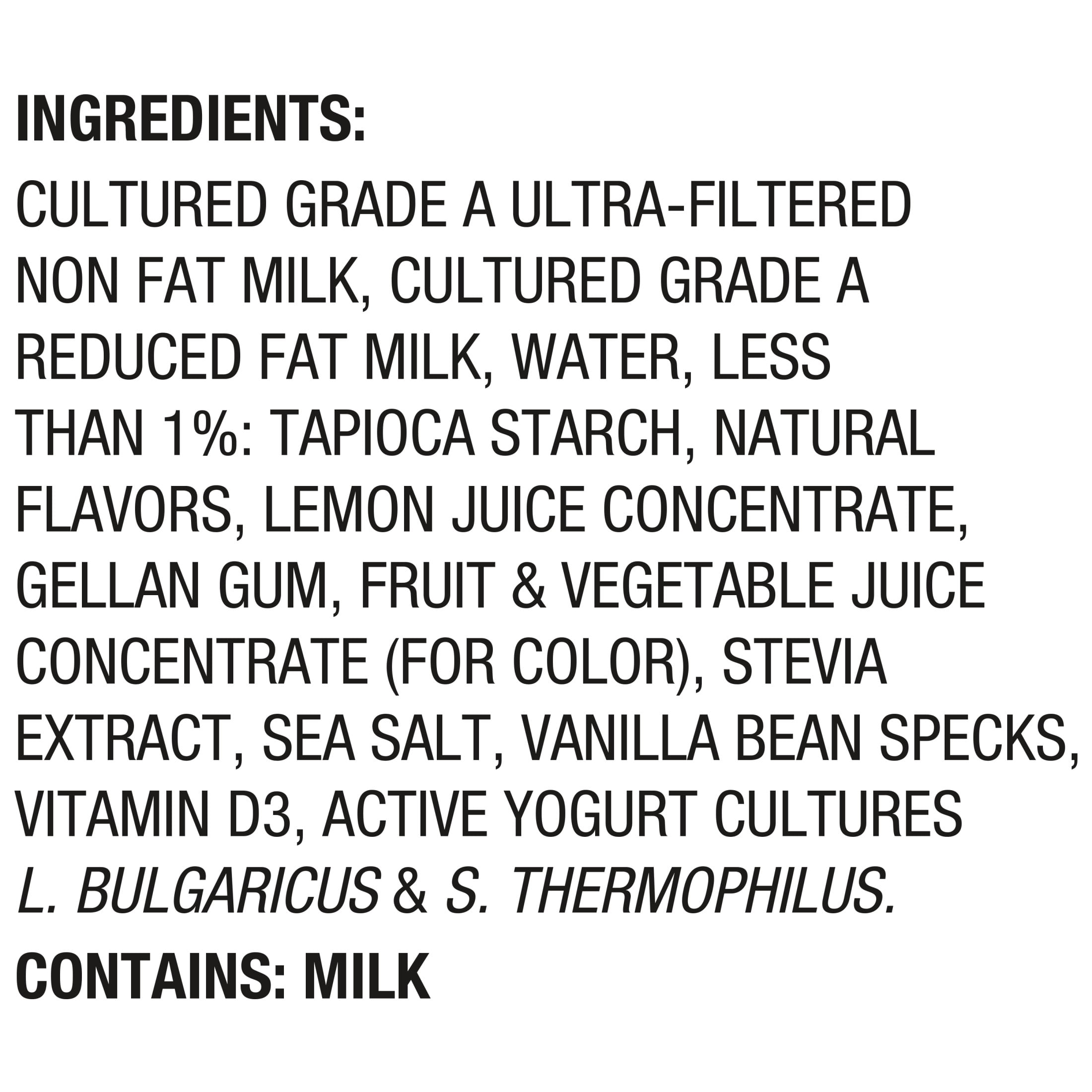 Too Good & Co. Blended Vanilla Yogurt-Cultured Ultra-Filtered Low Fat Milk Product Tub, 32 oz
