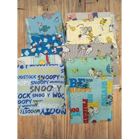 Assorted Peanuts Fabric - 1 lb Scrap Bundle