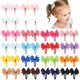 thumbnail image 1 of 40 pinzas para el pelo a presión para niñas, cintas de grogrén totalmente envueltas de 2 pulgadas, accesorios para bebés recién nacidos y niños pequeños, 1 of 7