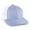 Heathered Blue/white, variant on Blank and Custom Outdoor Cap OC770L Low Pro Ladies Trucker, Plastic Snap Closure-Heathered Fossil/White