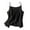 Black, variant on Spaghetti Strap Tank Top Loose Tank Tops for Women Crew Neck Camisole Pure Linen Base Wear Art Retro Thin Strap Ladies Tops and Blouses Women Tops Summer Black XL