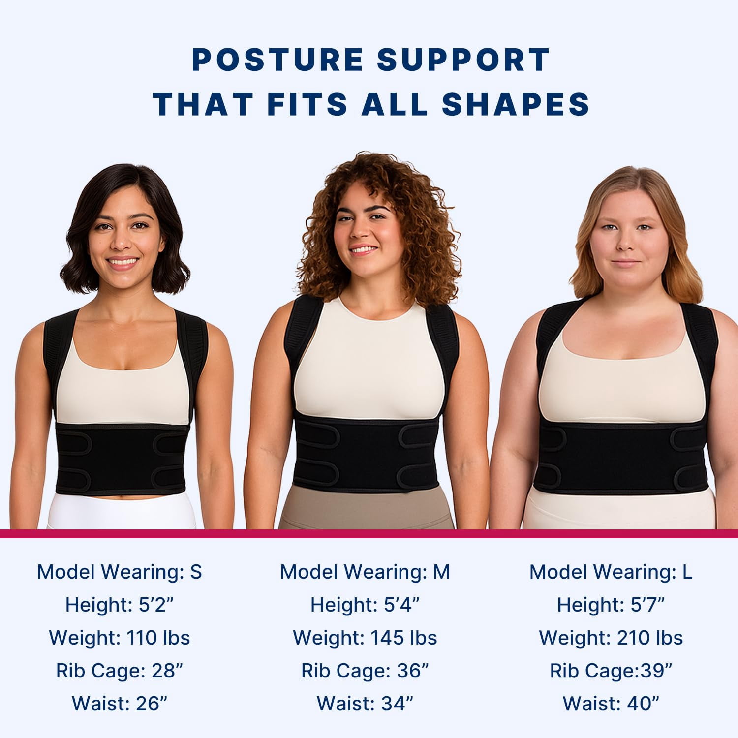 Adjustable Full Back Support Brace for Women and Men, Posture Corrector and Shoulder Straightener for Upper Lower Back Pain, Scoliosis, Hunchback, and Spine Alignment