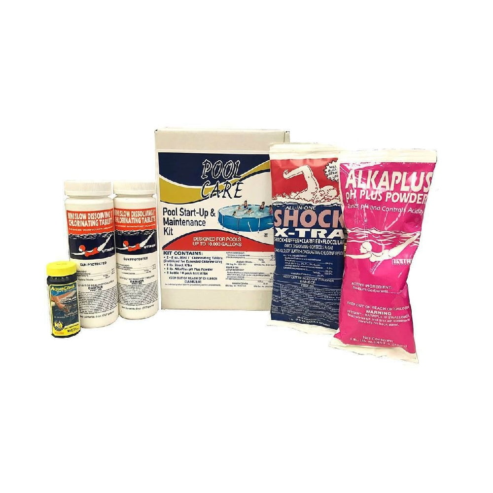 Swimming Pool Chemical Cleaning Kit for up to 10,000 Gallons Walmart
