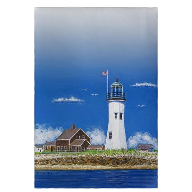 Betsy Drake GT743 Serviette d'Invité Scituate Lighthouse 20 x 20 Po.