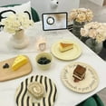 thumbnail image 6 of Plate 8 Inch,Bamboo Fiber Dinner Plates Bamboo Plates Reusable Salad Plates Dessert Appetizer Plates Colorful Lunch Plates Adult Kids Plates for Home,Outdoor,Dishwasher Safe Plates, 6 of 7