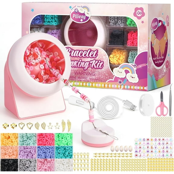 Clay Bead Spinner, Electric Bead Spinner Kit for Jewelry Making,Birthday Christmas Gift for Girls