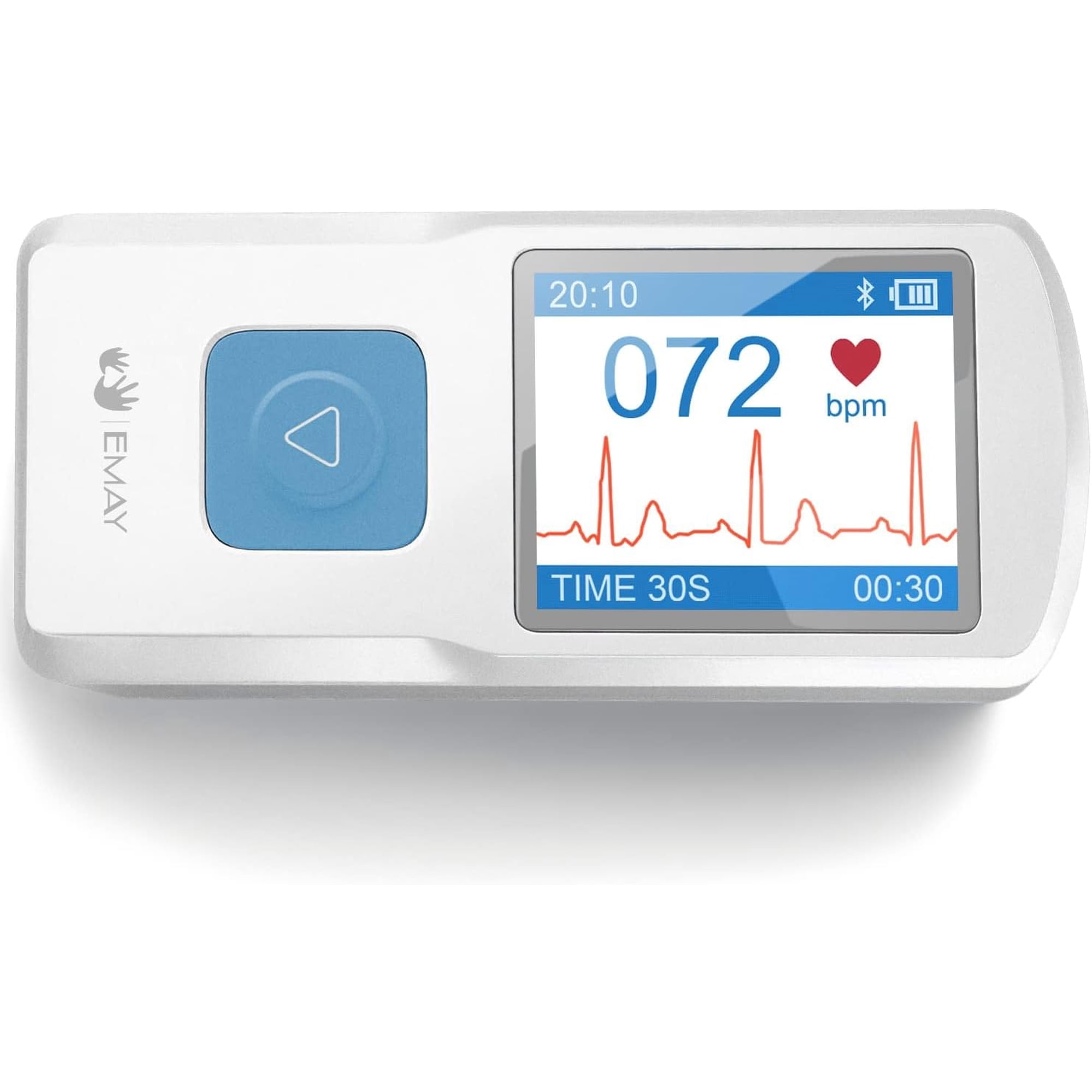 EMAY Portable ECG Monitor | Record ECG and Heart Rate | Compatible with Smartphone and PC