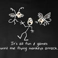 thumbnail image 3 of CafePress - Flyingmonkeysdark Long Sleeve T Shirt - Long Sleeve Dark T-Shirt, 3 of 4