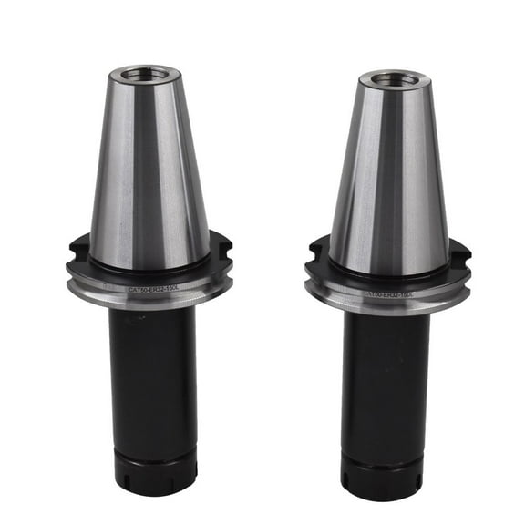2Pcs 6" CAT50-ER32 Collet Chuck Tool Holder Set