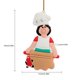 thumbnail image 3 of [Yuexinghui] Bolsa De Chef De Cocina Con Colgante De árbol De Navidad De Propiedad Intelectual Sin Tratar, Colgantex1 Color De Imagen 1 ANGGREK Christmas Tree Decorations, 3 of 8