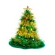 thumbnail image 5 of Sombrero de de Navidad con accesorio fotográfico de estrella para actuación en el escenario para adultos y niños Luz verde dorada, 5 of 9