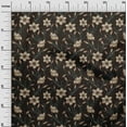 thumbnail image 3 of oneOone Polyester Spandex Brown Fabric Floral Quilting Supplies Print Sewing Fabric By The Yard 56 Inch Wide, 3 of 5