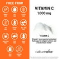 thumbnail image 6 of NatureWise Vitamin C 1000mg - Extra Strength - Vegan Non-GMO, 120 Capsules[120-Day Supply], 6 of 13