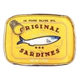 thumbnail image 1 of Cosméticos Sardinas Enlatadas Bonita Almacenamiento Creativa para El () Amarillo, 1 of 6