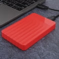 thumbnail image 4 of HDD Box, Hard Disk Case  To USB Solid State SSD Red HDD Enclosure, HDD Case, For OS X Computer  Red, 4 of 8