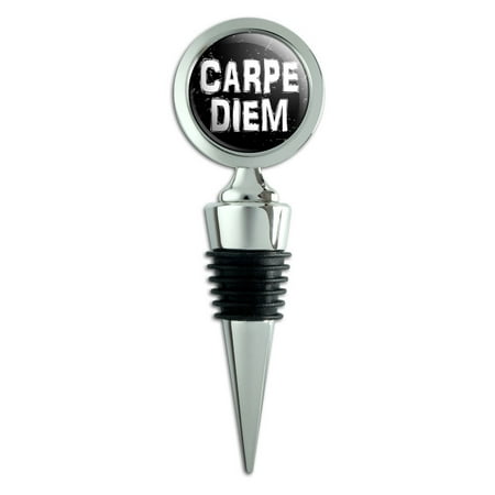 

Carpe Diem Seize the Day Latin Distressed Wine Bottle Stopper