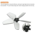 thumbnail image 4 of 4 Pcs Low Noise Propellers 2.8 Inch Gray Drone Blades Propeller Replacement, 4 of 4