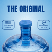 The Jug Plug Original Silicone Water Jug Cap, 2-Pack, for Standard 5-Gallon Water Bottles
