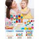 thumbnail image 3 of Montessori Wooden Beads Sequencing Toy Set, Stacking Blocks & Lacing Beads & Matching Shape Stacker, Montessori Toys for 2 3 4 5 Year Old STEM Prescho, 3 of 5