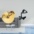 thumbnail image 2 of Escultura De Fruta, Figura De Cerámica, Decoración, Colección, Artesanía, Adorno Delicado, Estatua De Escritorio, Pensador, Figura Decorativa Abstracta, Adorno De Mesa Simple, Escultura, 2 of 8