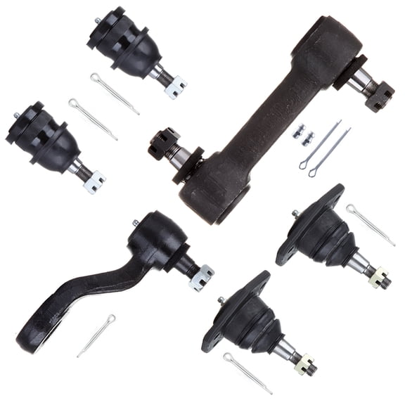 AUTOMUTO Replacement Parts Front Idler Arm Front Lower Ball Joint Front Pitman Arm Front Upper Ball Joint fit 1973-1974 for Chevrolet Blazer for Chevrolet C10 for K5 Blazer for P10 Van for GMC C15