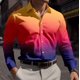 thumbnail image 1 of Camisa de hombre con solapa geométrica, camisa para exteriores, calle, manga larga, estampado de botones, ropa de diseñador de moda, casual, transpirable, 1 of 6