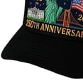 thumbnail image 6 of Lispipm Baseball Caps for Women Men 250 Anniversary USA Hat Patriotic Embroidered Hats Outdoor Sun Cap for All Season Black, 6 of 7