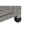 thumbnail image 5 of CQSXDA Wooden Patio Bar Table Set with Storage Features, Compact Buffet Cabinet for Indoor and Outdoor Use,Grey, 5 of 8