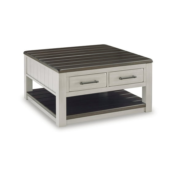 Signature Design by Ashley Darborn Lift-Top Coffee Table, Gray & Brown