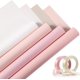 thumbnail image 2 of Papel de Regalo de Doble Cara para Ramos Impermeable para Flores Con 2 Rollos de Cinta de Satén Para Bodas Día de Madre Cumpleaños Fiestas Graduaciones DIY(Serie Rosa), 2 of 4