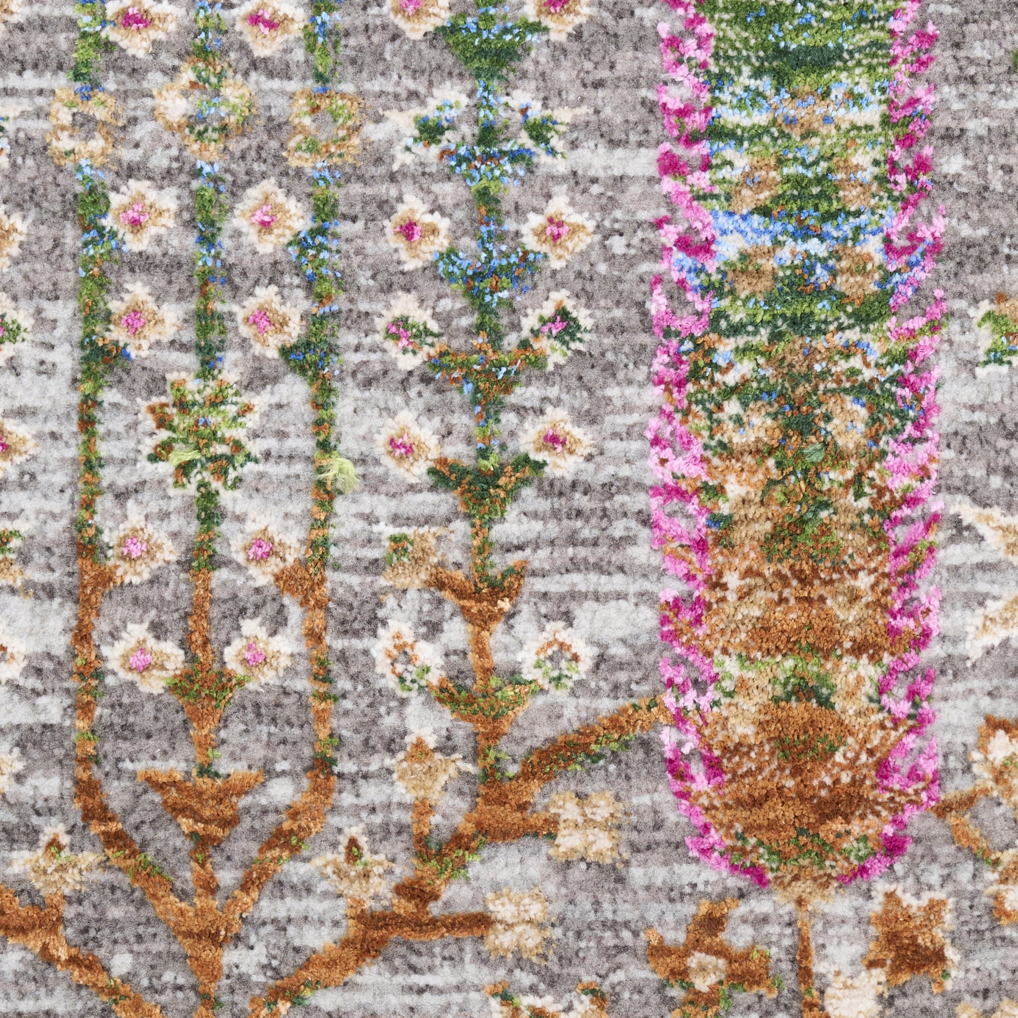 Nourison Quaint Harmony 9'10" x 13'1" Blue Multicolor Bohemian Indoor Rug