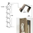 thumbnail image 3 of DOLITY 2x Iron Hat Holder Rack Storage Organizer, Over The Door Bag Hanger Hook, 3 of 9