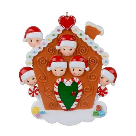 

Clearance Sale Home Christmas House Pendant Resin Kids Year Gift Xmas Tree Ornaments Home Festival Decorations