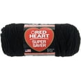 thumbnail image 2 of Red Heart Super Saver Yarn - Black, Multipack of 12, 2 of 2