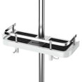 thumbnail image 3 of Shower Shelf Without Drilling Adjustable Shower Shelf For The Shower Rod Bathroom Storage With Shower Holder Shelf With 2 Small Hooks--, 3 of 5