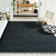 thumbnail image 2 of SAFAVIEH Vintage Leather Christal Solid Area Rug, Black, 8' x 10', 2 of 11