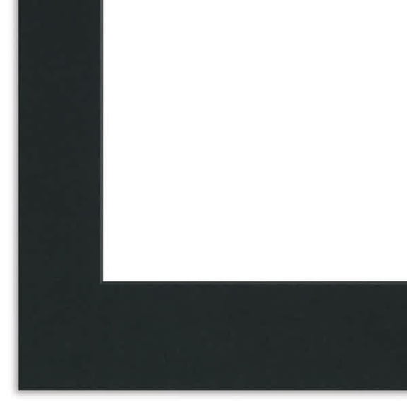 Crescent Select Conservation Solids Pre-Cut Mat - Dark Gray, 4 ply, 11" x 14"