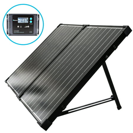 Renogy 100 Watt 12 Volt Monocrystalline Foldable Solar Suitcase w/ (Best 100 Watt Solar Kit)