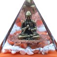 thumbnail image 2 of Artesanías De Cristal Artesanías De Cristal Pirámide De Cristal Natural, Energía Curativa, Meditación, Hogar, Oficina, Decoración (F), 2 of 3