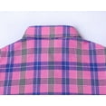 thumbnail image 7 of Yuyuekeji Plaid Casual Boys' Short Sleeve Woven Shirt Button Down Shirts 6-12 Years, 7 of 7