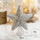 thumbnail image 1 of Bola de Navidad pintada dorada plateada, champán, estrellas brillantes, árbol de Navidad, decoración colgante para ventana, regalos pequeños, Juguetes, 1 of 4