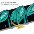 thumbnail image 4 of CSChome Vertical Fishing Pole Rack Fishing Rod Holder Quick Buckle 6 Compartments Punch-free Colorful Support Rack Prevent Falling Wall-Mounted Vertical Fishing, 4 of 7