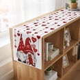 thumbnail image 6 of Table Runners 90 Inches Long Dress Scarves, Valentine's Day Farmhouse Coffee/Dining/Kitchen Table Runner for Living Room, Simple Romantic Gnomes Red Love Heart 13x90 Inch, 6 of 9