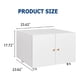thumbnail image 3 of Blanca mobile printer stand con almacenamiento para oficina en casa metal mesa con estante y file cabinets on wheels suitable para 3d printers, 3 of 7