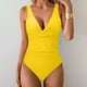 thumbnail image 1 of WILLBEST Traje de Baño con Faja Trajes de Baño para Mujer Trajes de Baño para Mujer Cuello En V Fruncido Push Up Traje de Baño, 1 of 4