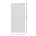 thumbnail image 5 of Mainstays White Solid Blackout Rod Pocket with Back Tabs Curtain Panel Pair, Set of 2, 30" W x 63" L, 5 of 11