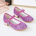 thumbnail image 4 of Girls Sandals Dress Shoes for Kids Heels Party Performance Glitter Non Sole Toddler Jellies Slides for Big Kids Slides Youth Girls Jelly Sandals for Baby Girls Slide Girls Baby Girl Sandals, 4 of 8