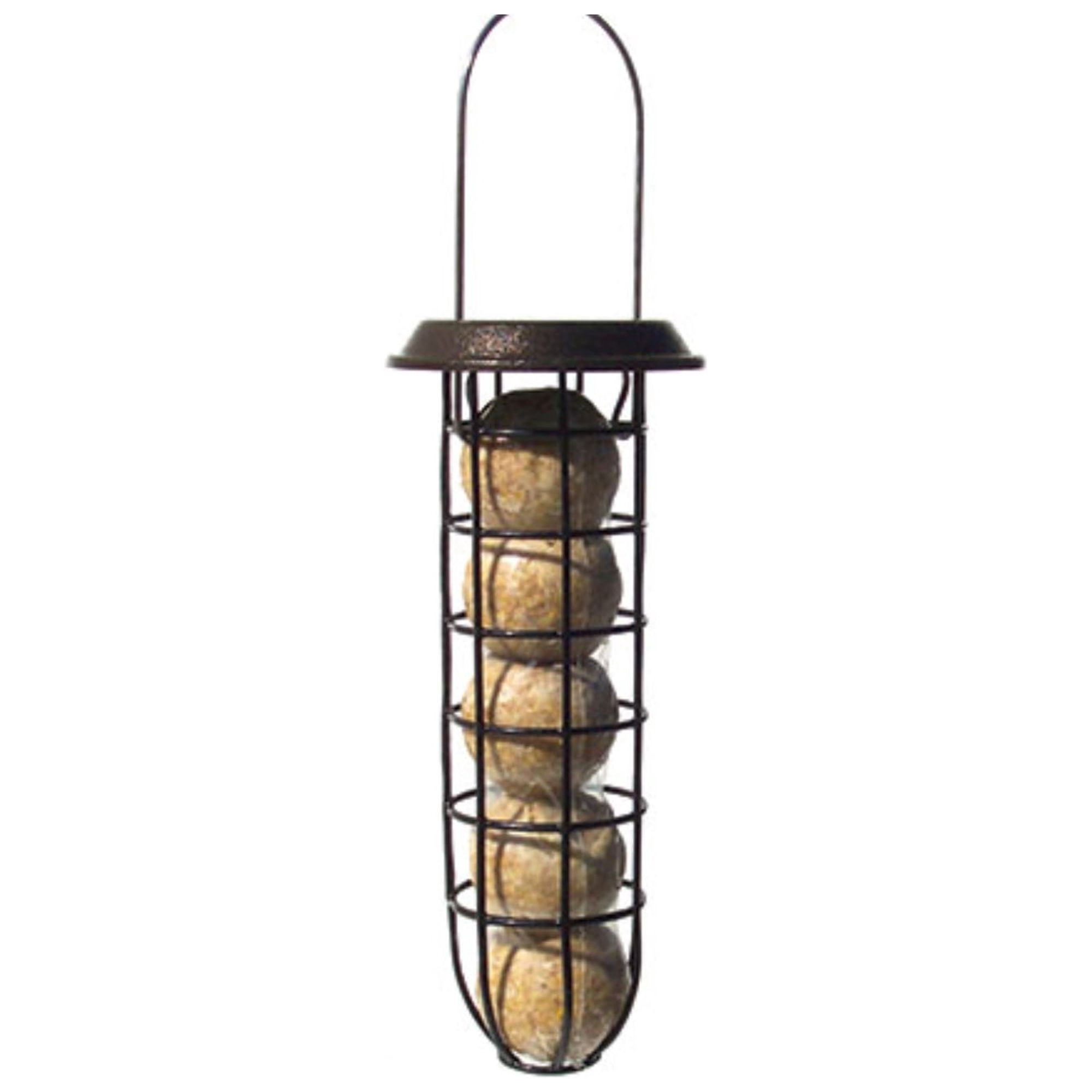 Wildlife Sciences Hot Pepper Suet Balls – 24 Suet Balls Total (6 Packs, 4 Balls Each) – Melt-Resistant Bird Food