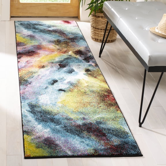 Safavieh Galaxy Layton Geometric Runner Rug, Multi, 2'3" x 12'