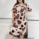 thumbnail image 4 of Vestido de Manga Larga Más Tamaño para las Mujeres Suspender Suelto Camiseta Vestido de Noche Vestido de Sueño Casual con Bolsillos, 4 of 5